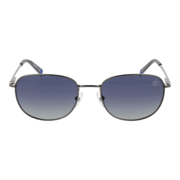 Timberland Sonnenbrille TB9339 5408D – Frontansicht mit Metall Rahmen und Blau Gläsern