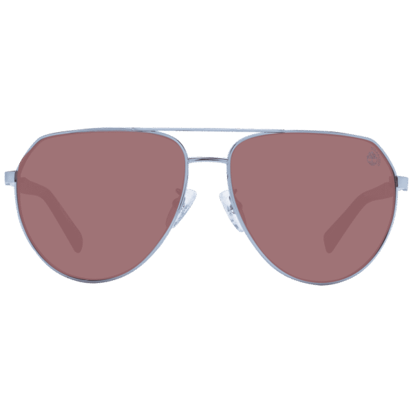 Timberland Sonnenbrille TB9340-H 6008H – Frontansicht mit Metall Rahmen und Rosa Gläsern
