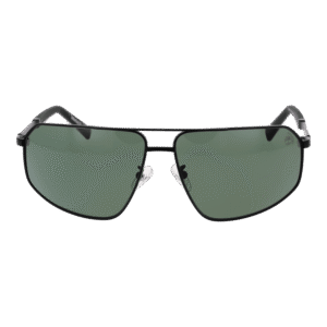 Timberland Sonnenbrille TB9341-H 6402R – Frontansicht mit Metall Rahmen und Grün Gläsern
