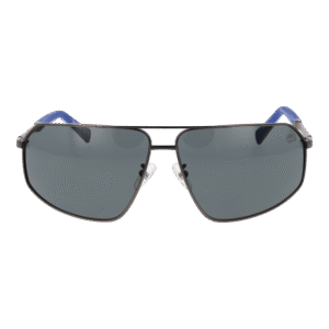 Timberland Sonnenbrille TB9341-H 6407D – Frontansicht mit Metall Rahmen und Blau Gläsern