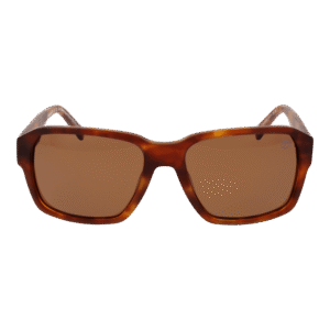 Timberland Sonnenbrille TB9343 5753H – Frontansicht mit Azetat Rahmen und Orange Gläsern
