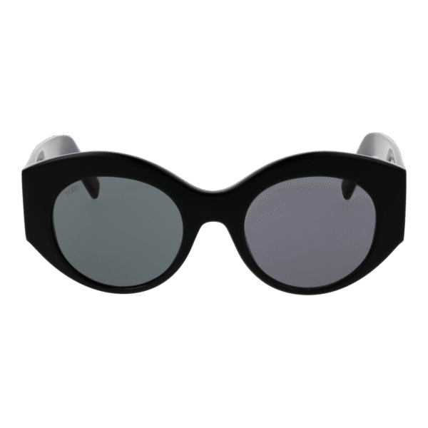 Tod's Sonnenbrille TO0347 5101A – Frontansicht mit Azetat Rahmen und Grau Gläsern