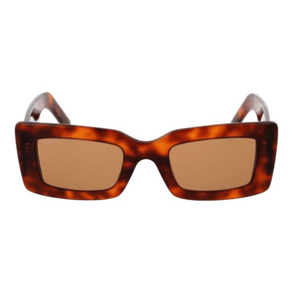 Tod's Sonnenbrille TO0348 5253E – Frontansicht mit Azetat Rahmen und Braun Gläsern