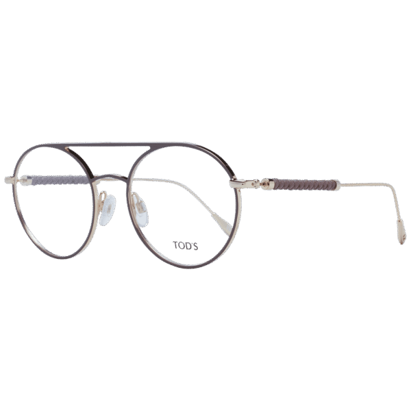 Tod's Brille TO5200 52028 – 45° Seitenansicht Tod's )} Brille TO5200 52028 in Braun