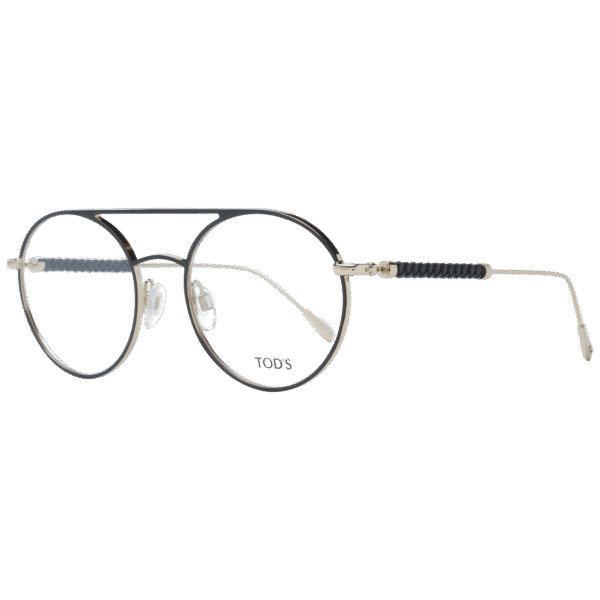 Tod's Brille TO5200 52033 – 45° Seitenansicht Tod's )} Brille TO5200 52033 in Schwarz