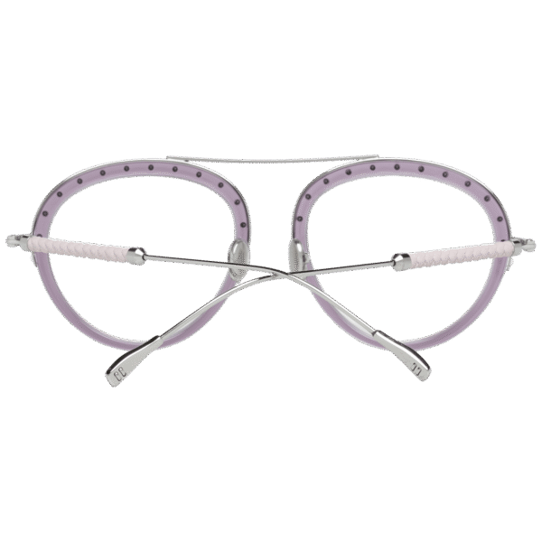 Frontansicht der Tod's Brille TO5211 52072 – Rahmen Metall & Leder