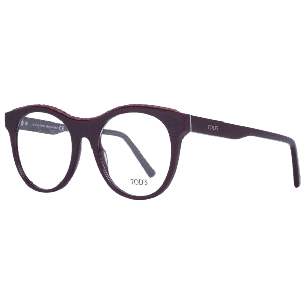 Tod's Brille TO5223 52081 – 45° Seitenansicht Tod's )} Brille TO5223 52081 in Lila