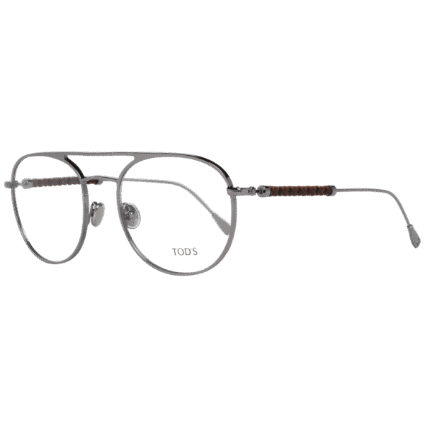 Tod's Brille TO5229 55014 – 45° Seitenansicht Tod's )} Brille TO5229 55014 in Silber