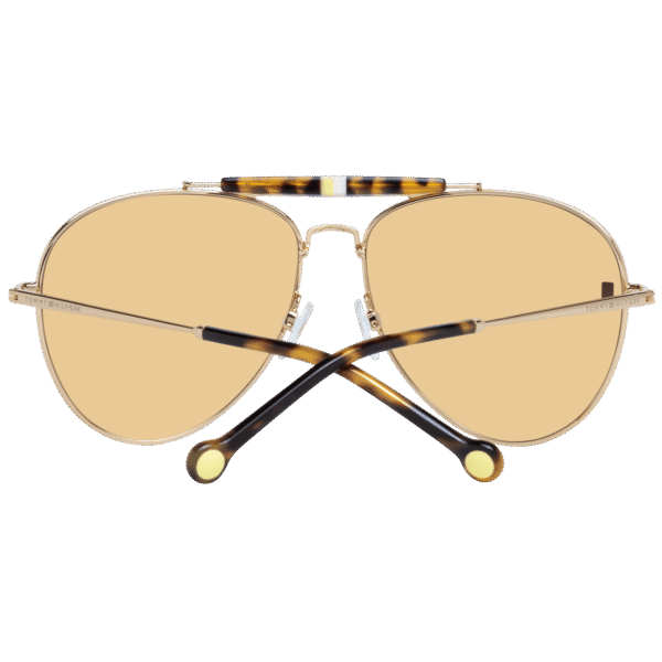 Rückansicht der Tommy Hilfiger Sonnenbrille TH 1808/S 61J5GEG – Metall Rahmen