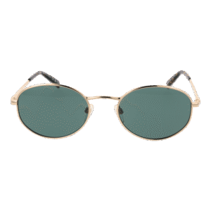 Tommy Hilfiger Sonnenbrille TH 2219/S 55J5GQT – Frontansicht mit Metall Rahmen und Grün Gläsern