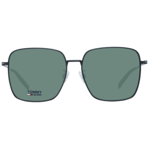 Tommy Hilfiger Sonnenbrille TJ 0071/F/S 60003QT – Frontansicht mit Metall Rahmen und Grün Gläsern