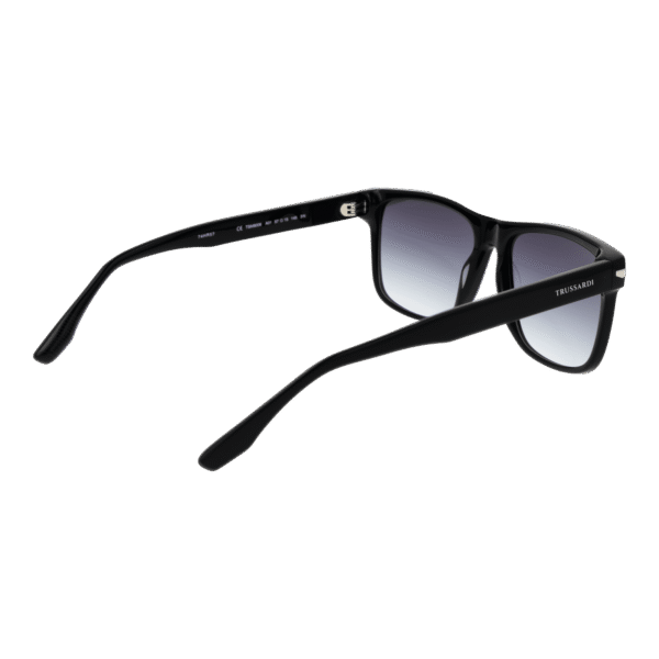Rückansicht der Trussardi Sonnenbrille TSM9006 57A01 – Azetat Rahmen