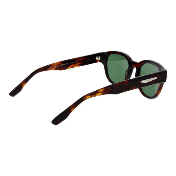 Rückansicht der Trussardi Sonnenbrille TSM9009 50G21 – Azetat Rahmen