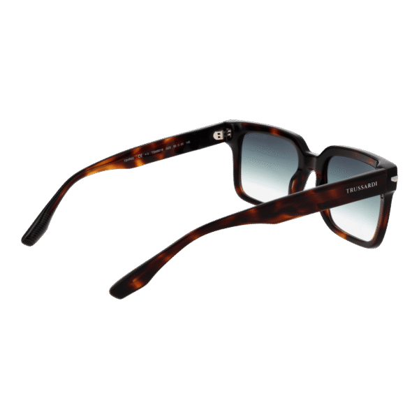 Rückansicht der Trussardi Sonnenbrille TSM9019 56G23 – Azetat Rahmen