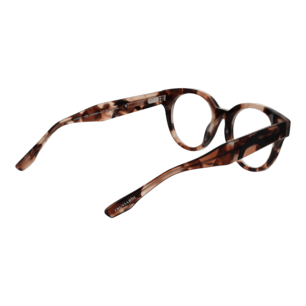 Frontansicht der Trussardi Brille TSU6051 50G21 – Rahmen Azetat