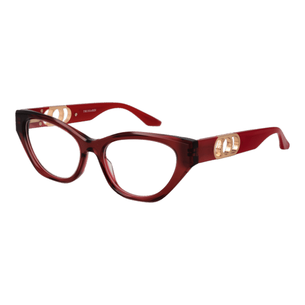 Trussardi )} Brille TSW6021 54T03 in Rot