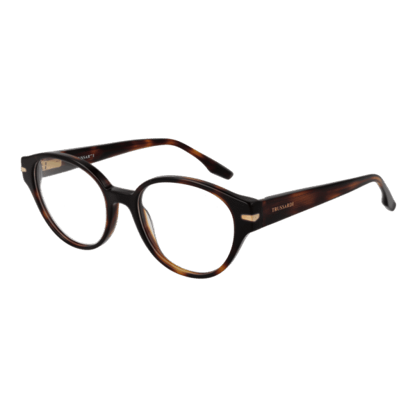 Trussardi Brille TSW6026 53G21 – 45° Seitenansicht Trussardi )} Brille TSW6026 53G21 in Braun