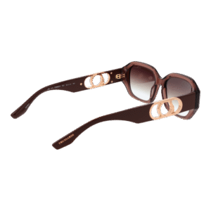 Rückansicht der Trussardi Sonnenbrille TSW9011 55T01 – Azetat Rahmen