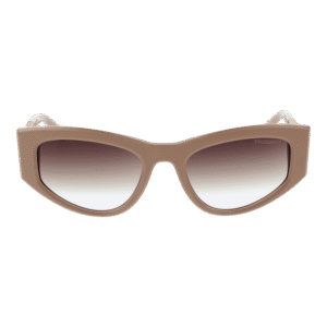 Trussardi Sonnenbrille TSW9013 54D01 – Frontansicht mit Azetat Rahmen und Braun Gläsern