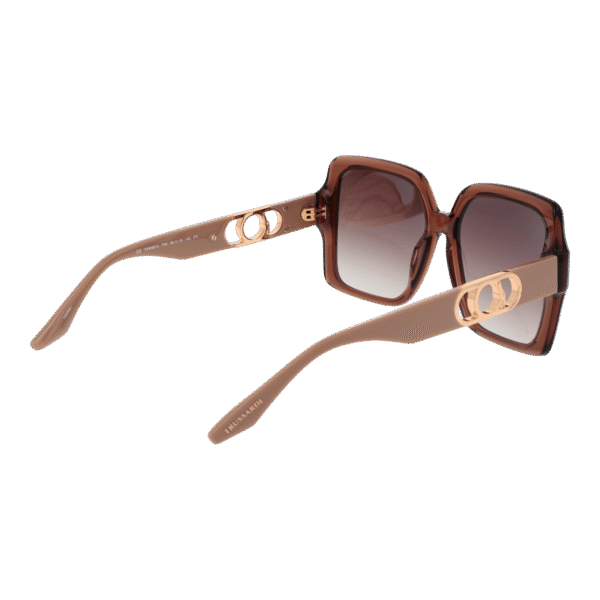 Rückansicht der Trussardi Sonnenbrille TSW9014 56T03 – Azetat Rahmen