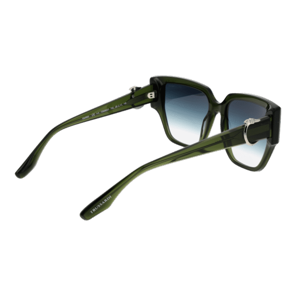 Rückansicht der Trussardi Sonnenbrille TSW9023 55T02 – Azetat Rahmen