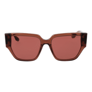 Trussardi Sonnenbrille TSW9023 55T03 – Frontansicht mit Azetat Rahmen und Rosa Gläsern