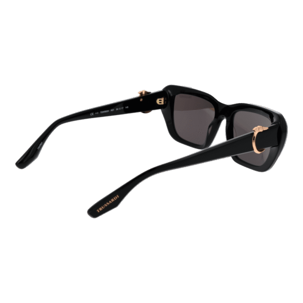 Rückansicht der Trussardi Sonnenbrille TSW9024 54A01 – Azetat Rahmen