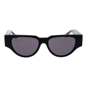 Trussardi Sonnenbrille TSW9035 54A01 – Frontansicht mit Azetat Rahmen und Grau Gläsern