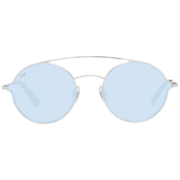 Web Sonnenbrille WE0220 5632X – Frontansicht mit Metall Rahmen und Grau Gläsern