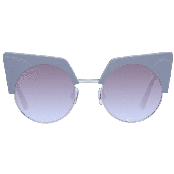 Web Sonnenbrille WE0229 4978Z – Frontansicht mit Metall & Kunststoff Rahmen und Lila Gläsern