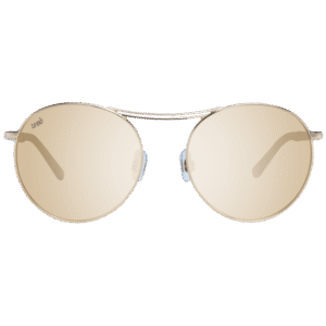 Web Sonnenbrille WE0242 5332G – Frontansicht mit Metall & Kunststoff Rahmen und Braun Gläsern