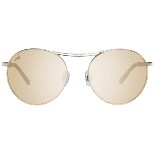 Web Sonnenbrille WE0242 5332G – Frontansicht mit Metall & Kunststoff Rahmen und Braun Gläsern