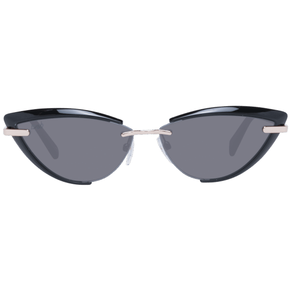 Web Sonnenbrille WE0283 5601A – Frontansicht mit Metall Rahmen und Grau Gläsern