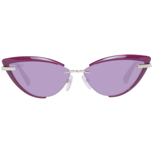 Web Sonnenbrille WE0283 5681Y – Frontansicht mit Metall Rahmen und Lila Gläsern