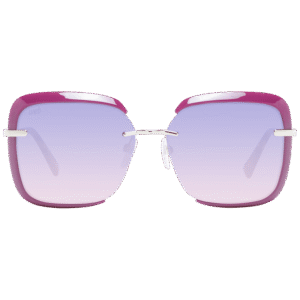 Web Sonnenbrille WE0284 5481Z – Frontansicht mit Metall & Kunststoff Rahmen und Lila Gläsern