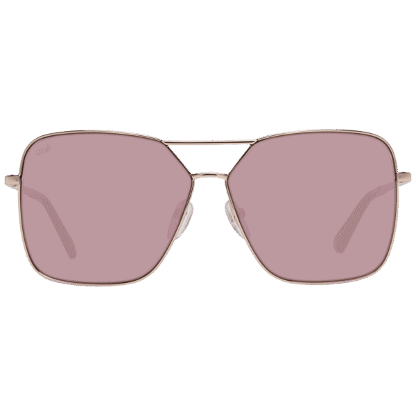 Web Sonnenbrille WE0285 5933U – Frontansicht mit Metall Rahmen und Lila Gläsern
