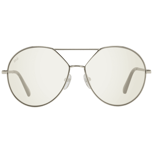 Web Sonnenbrille WE0286 5732Q – Frontansicht mit Metall Rahmen und Grün Gläsern