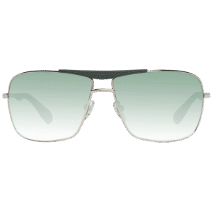 Web Sonnenbrille WE0295 6232P – Frontansicht mit Metall Rahmen und Grün Gläsern