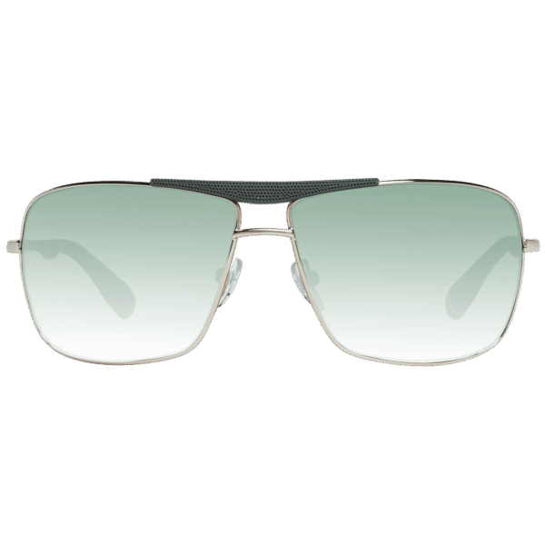 Web Sonnenbrille WE0295 6232P – Frontansicht mit Metall Rahmen und Grün Gläsern