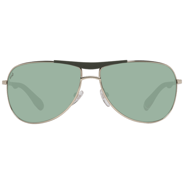 Web Sonnenbrille WE0296 6632P – Frontansicht mit Metall & Kunststoff Rahmen und Grün Gläsern