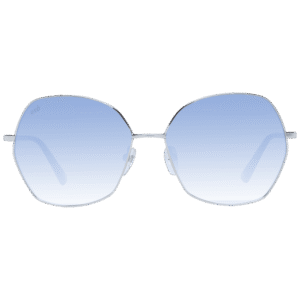 Web Sonnenbrille WE0320 6016X – Frontansicht mit Metall Rahmen und Blau Gläsern