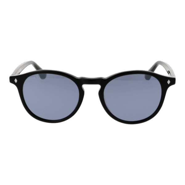 Web Sonnenbrille WE0328 5001C – Frontansicht mit Azetat Rahmen und Grau Gläsern