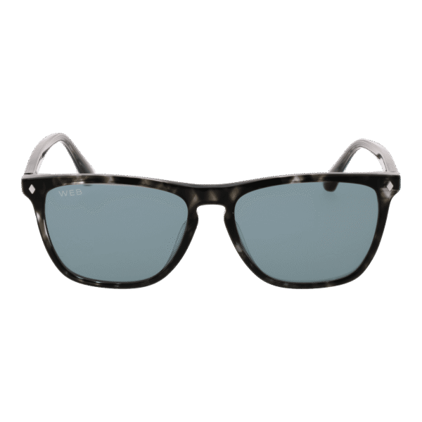 Web Sonnenbrille WE0363 5520V – Frontansicht mit Azetat Rahmen und Grün Gläsern