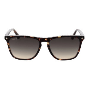 Web Sonnenbrille WE0363 5556B – Frontansicht mit Azetat Rahmen und Grau Gläsern