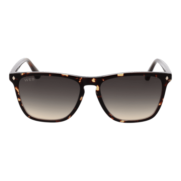 Web Sonnenbrille WE0363 5556B – Frontansicht mit Azetat Rahmen und Grau Gläsern