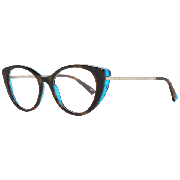 Web Brille WE5288 5156A – 45° Seitenansicht Web )} Brille WE5288 5156A in Braun