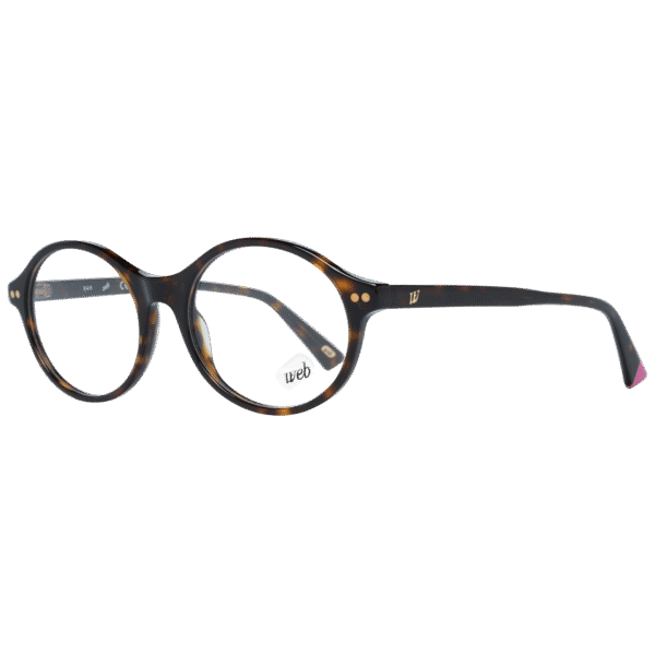 Web Brille WE5306 52052 – 45° Seitenansicht Web )} Brille WE5306 52052 in Braun