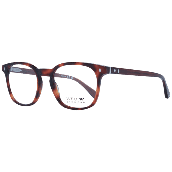 Web Brille WE5410 52052 – 45° Seitenansicht Web )} Brille WE5410 52052 in Braun