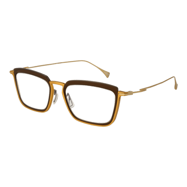 Yohji Yamamoto Brille YY1040 53401 – 45° Seitenansicht Yohji Yamamoto )} Brille YY1040 53401 in Gold