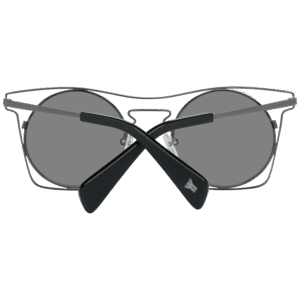 Rückansicht der Yohji Yamamoto Sonnenbrille YY7005 49002 – Edelstahl Rahmen